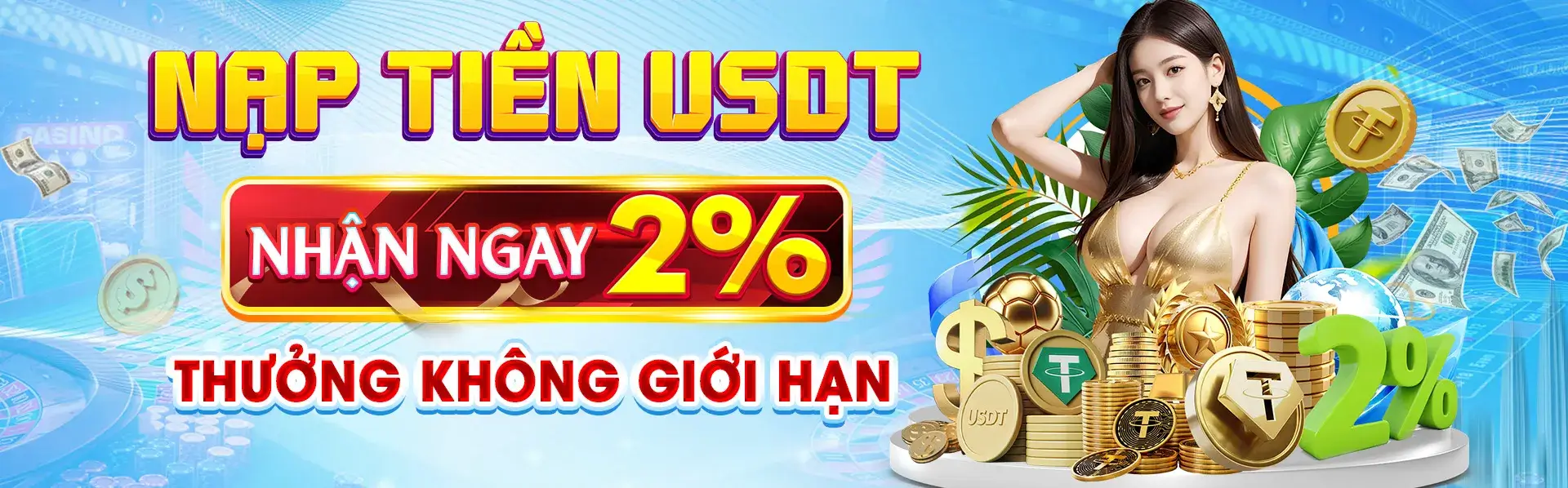 Nhà cái H123b com khuyến mãi nạp USDT tặng 2% không giới hạn